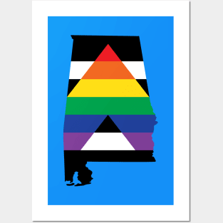 Alabama Straight Ally Pride Posters and Art